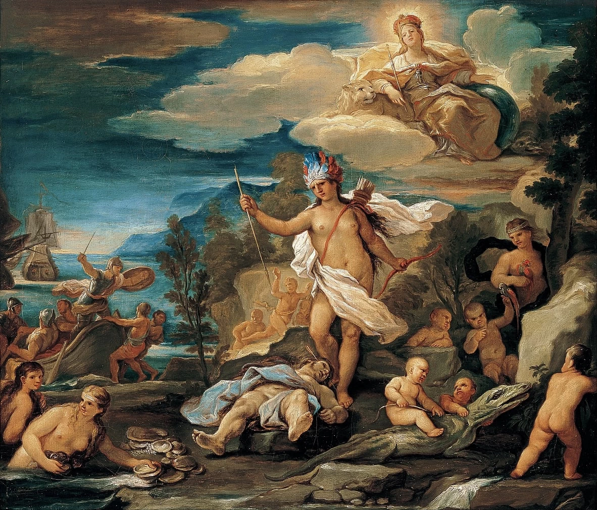 Serie delle quattro parti del mondo. America
